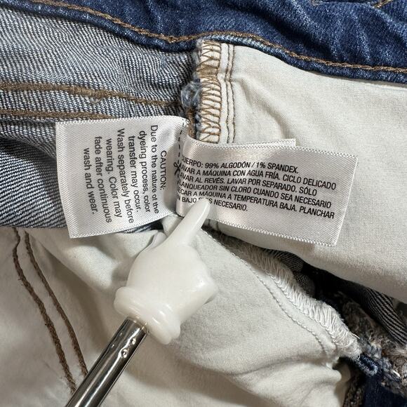 Universal Thread Jeans Women's 8 Highest Rise Straight Leg Denim Button Fly - Picture 6 of 11